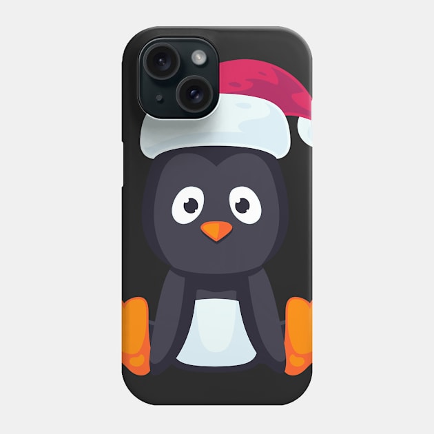 Christmas cute penguin Phone Case by andytruong