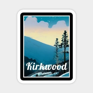 Kirkwood Lake Tahoe California ski Magnet