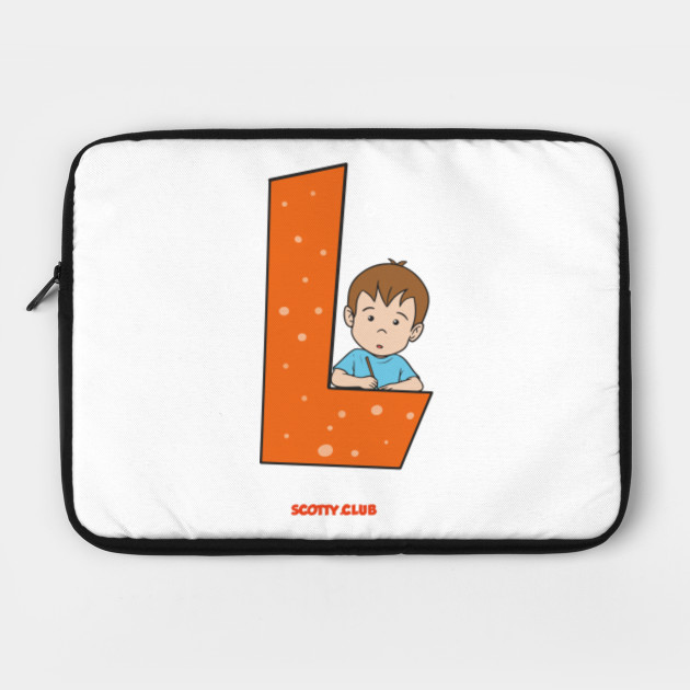Letter L Kids Gift Ideas Letter L Gift Present Birthday Laptop Case Teepublic