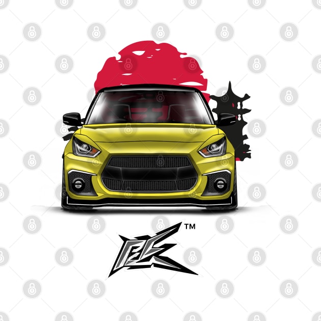 maruti suzuki swift yellow by naquash