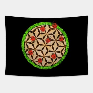 Lady Bug Pattern Tapestry