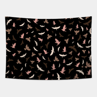 Abstract Birds Pattern Tapestry