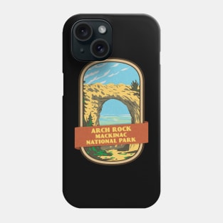 Arch Rock Mackinac National Park Phone Case