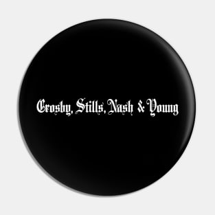 Crosby Stills Nash Young Pin