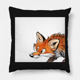 Red fox Pillow