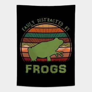 Easily Distracted By Frogs Tapestry