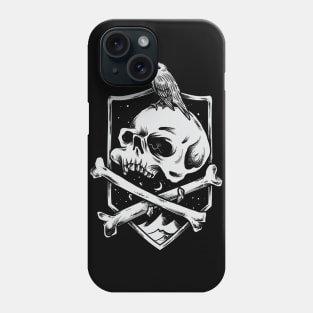 Skull and bird coll and newest Phone Case