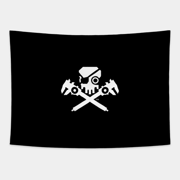 Robotpirate Logo Tapestry by Robotpirate