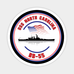 USS North Carolina BB-55 Magnet