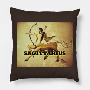 Sagittarius the Archer zodiac sign Pillow