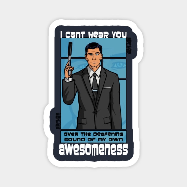 Archer Awesomeness Magnet by 666hughes