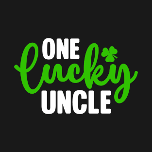 One Lucky Uncle Funny Irish Uncle St Patrick Day T-Shirt