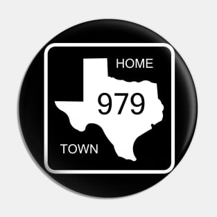 Texas Home Town Area Code 979 Pin