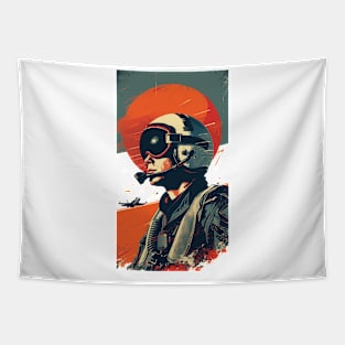 Fighter Pilot Tapestry