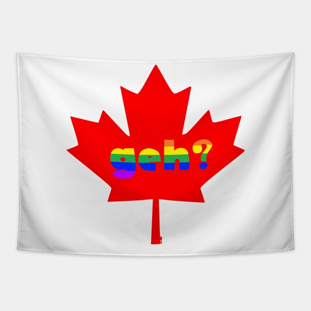 gay canada Tapestry by paintbydumbers