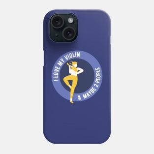 Introverted Violinist Phone Case