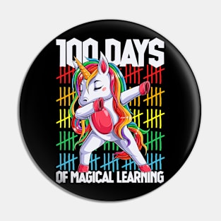 100 Days of School Teacher Student Pin