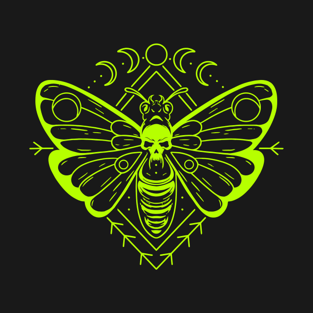 Deathhead Moth by Oolong