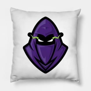 Hooded Mascot Logo Pillow