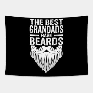 Best Grandads Beards Tattoos Husband Mens Tapestry