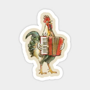 Accordion Chicken Magnet