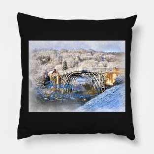 Ironbridge 1125 Happy Christmas Pillow