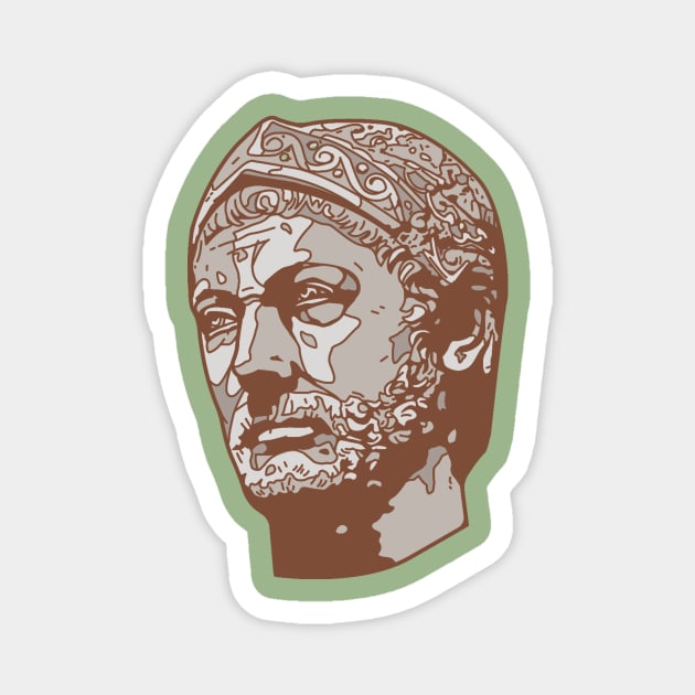 Hannibal Barca Portrait Magnet by turbopistola