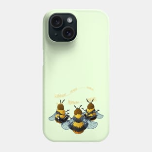 Bumble Bee Meditation - Be Content Phone Case