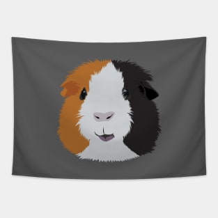 Orange, White, and Black Guinea Pig Tapestry