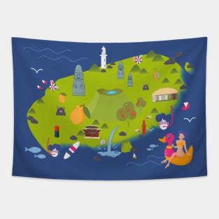 Jeju Island Tapestry