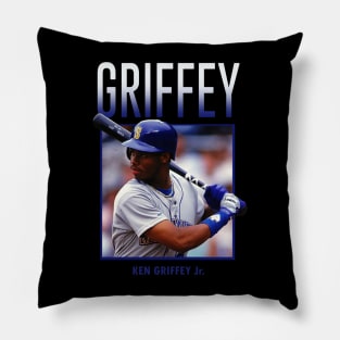 ken griffey jr vintage Pillow