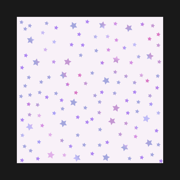 Pink Purple Starry Vibes by Melisaura