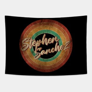 stephen sanchez - Vintage Circle Art Tapestry