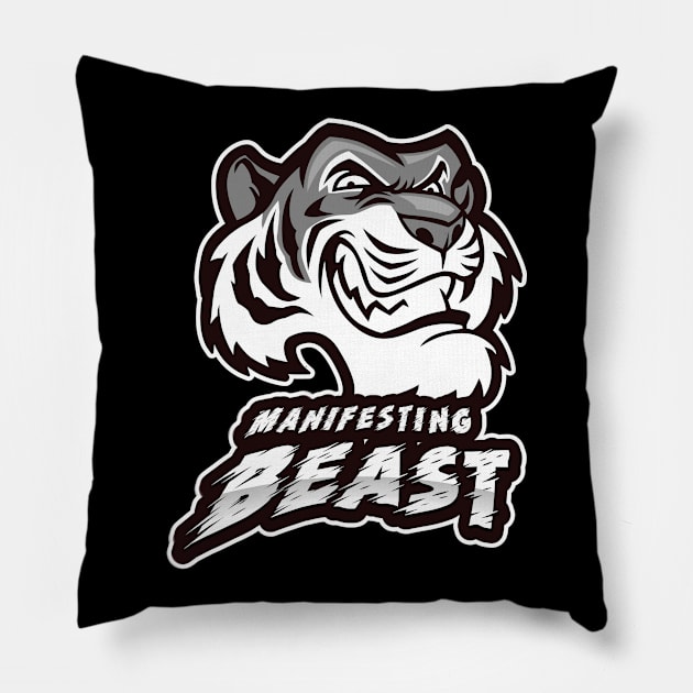 Manifesting beast Pillow by TimTheSheep