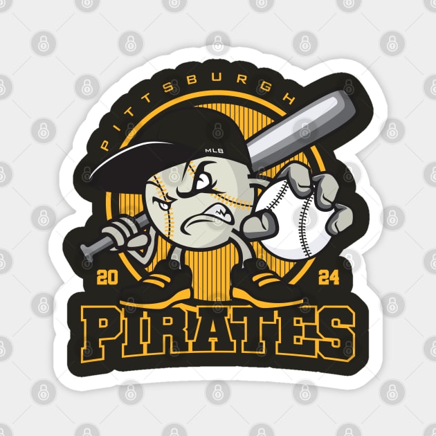 Pittsburgh Baseball - 2024 Season Magnet by Nagorniak