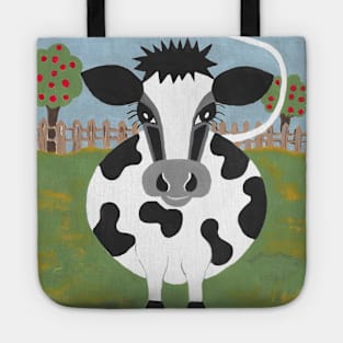 FUNNY Cow Lover Acrylic Painting Tote