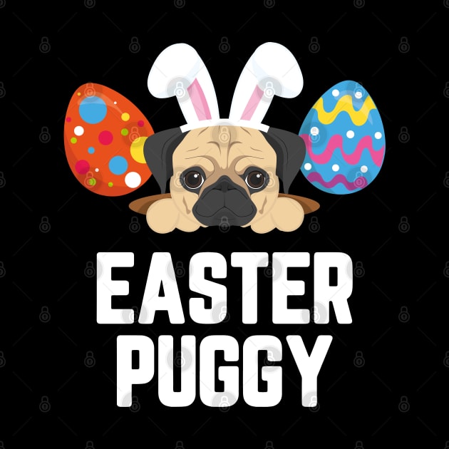 Easter Puggy Cute Dog Pug Funny Easter by trendingoriginals