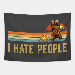 I Hate People - Bear Camp Tapestry