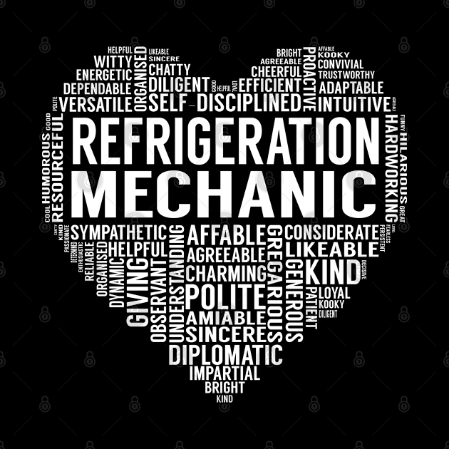 Refrigeration Mechanic Heart by LotusTee