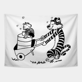 Vintage friendship forever Tapestry