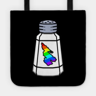 Salt Spring Island, BC - Rainbow Salt Shaker - Colourful - Salt Spring Island Tote