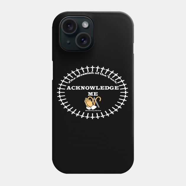 Acknowledge The Messiah of the Yard Design Phone Case by FBW Wrestling 