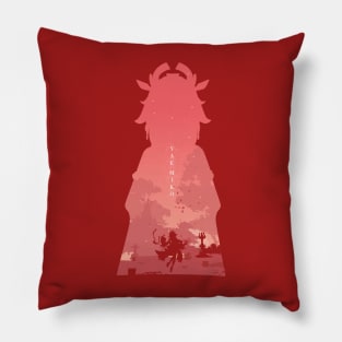 Yae Miko Landscape Pillow