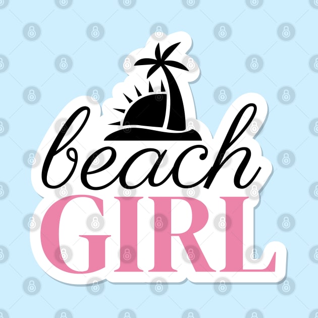 Beach Girl by BrightLightArts