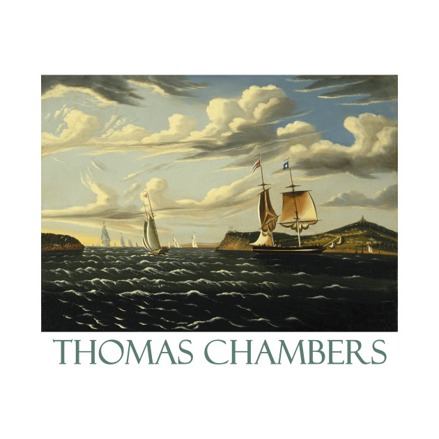 Staten Island and the Narrows by Thomas Chambers by Naves