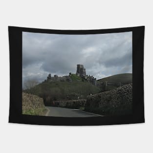 Approaching Corfe Castle, Dorset Tapestry