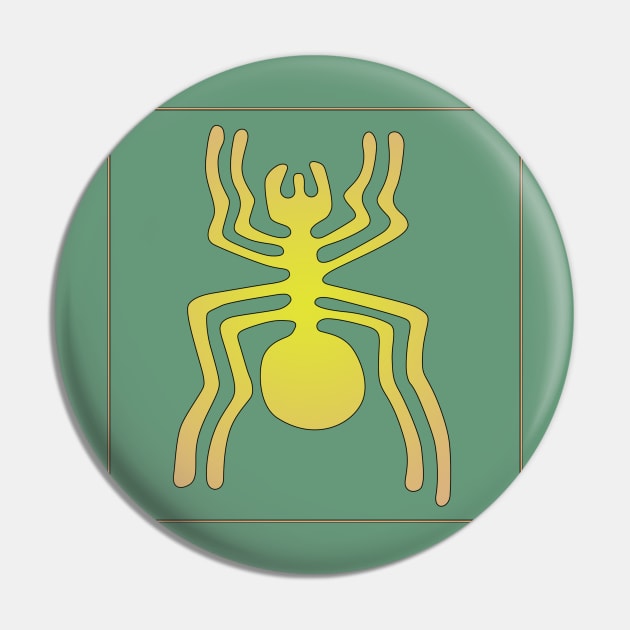 Nazca Spider Pin by Erno