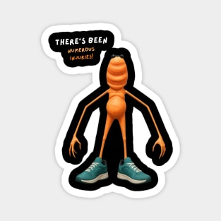 Marcus The Worm 80s Magnet