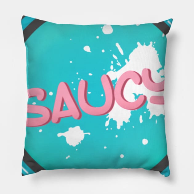 Saucy Pillow by Bombastic Graphics