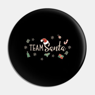 Team Santa  Outfit for a Family Christmasoutfit Pin